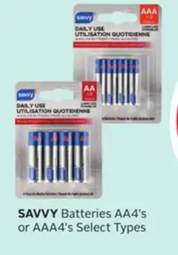 Rexall SAVVY Batteries offer
