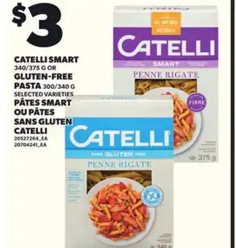 Independent City Market CATELLI SMART, 340/375G OR GLUTEN-FREE PASTA, 300/340G offer