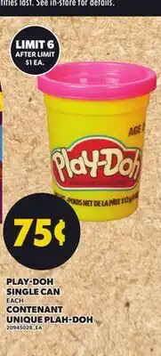 Independent City Market CONTENANT UNIQUE PLAY-DOH offer