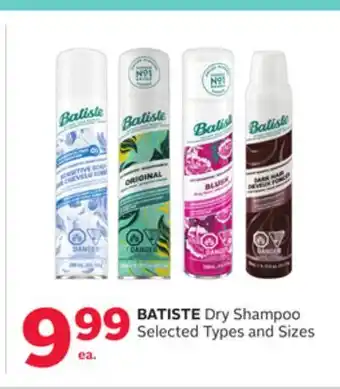 Rexall BATISTE Dry Shampoo offer