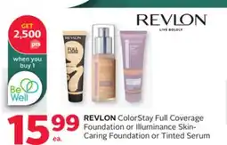 Rexall REVLON ColorStay Full Coverage Foundation or Illuminance Skin-Caring Foundation or Tinted Serum offer
