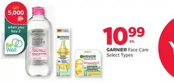 Rexall GARNIER Face Care offer