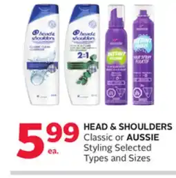 Rexall HEAD & SHOULDERS Classic or AUSSIE Styling offer