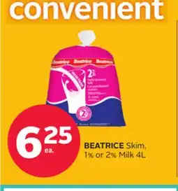 Rexall BEATRICE Skim, 1% or 2% Milk offer
