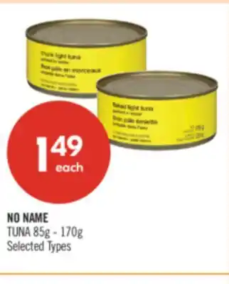 Shoppers Drug Mart NO NAME TUNA offer