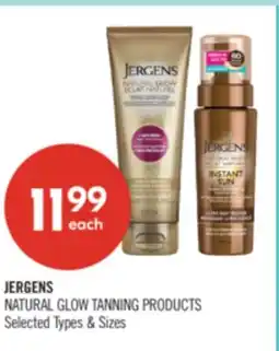 Shoppers Drug Mart JERGENS NATURAL GLOW TANNING PRODUCTS offer