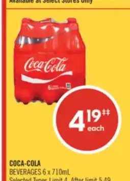 Shoppers Drug Mart COCA-COLA BEVERAGES offer