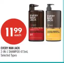 Shoppers Drug Mart EVERY MAN JACK 2-IN-1 SHAMPOO offer