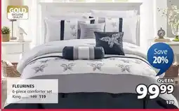 JYSK FLEURINES 6-piece comforter set offer