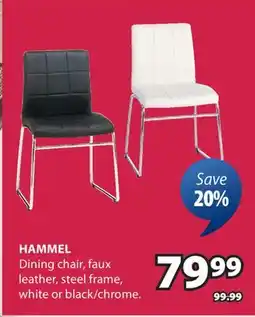 JYSK HAMMEL Dining chair offer