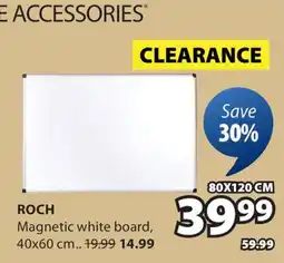 JYSK ROCH Magnetic white board offer