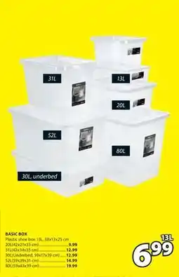 JYSK BASIC BOX Plastic shoe offer