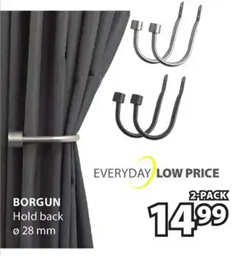 JYSK BORGUN Hold back offer