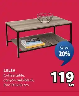 JYSK LULEA Coffee table offer