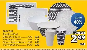JYSK SKOVTUR Tumbler 400 ml offer