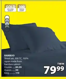 JYSK BAMBOO Sheet set Twin offer