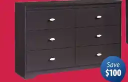 JYSK DUNBAR Dresser 6-drawer offer
