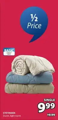 JYSK STETINDEN Duvet, light warm offer