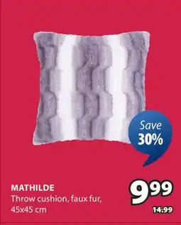 JYSK MATHILDE Throw cushion offer
