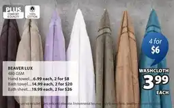 JYSK BEAVER LUX WASHCLOTH offer