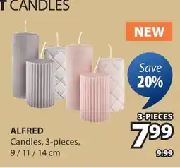 JYSK Alfred Candles offer