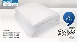 JYSK KUNNA Duvet offer