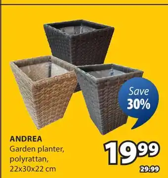 JYSK Andrea Garden planter offer