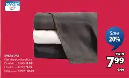 JYSK Everyday Flat sheet, microfibre offer
