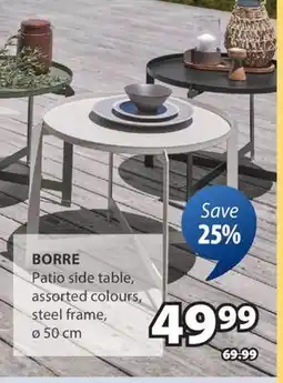 JYSK BORRE Patio side table offer