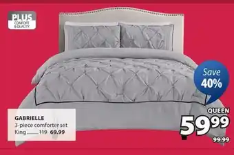 JYSK Gabrielle 3-piece comforter set offer
