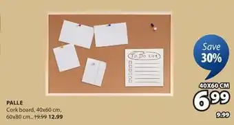 JYSK PALLE Cork board offer