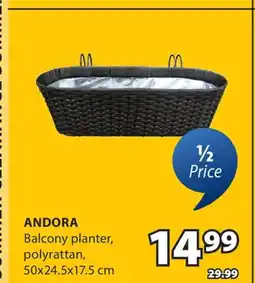 JYSK ANDORA Balcony planter offer