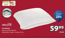 JYSK STROKKEN Memory foam pillow offer