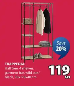 JYSK TRAPPEDAL Hall tree offer