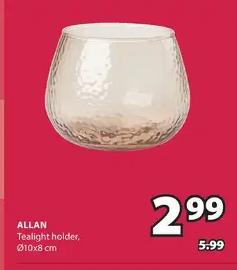 JYSK ALLAN Tealight holder offer