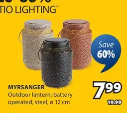 JYSK Myrsanger Outdoor lantern offer
