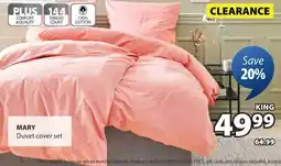 JYSK MARY Duvet cover set offer