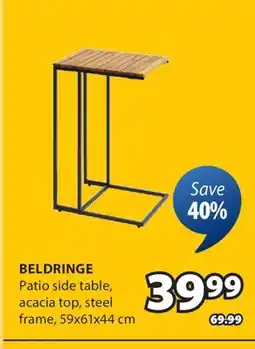 JYSK BELDRINGE Patio side table offer