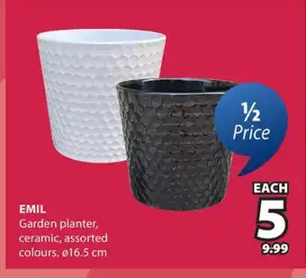 JYSK EMIL Garden planter, ceramic offer