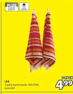 JYSK Lea 2-pack hand towels offer