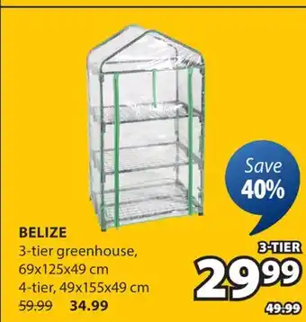 JYSK BELIZE 3-tier greenhouse offer