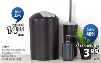JYSK TRINA Bathroom accessories offer