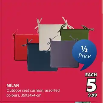 JYSK Milan Outdoor seat cushion offer