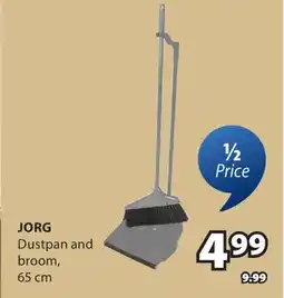 JYSK Jorg Dustpan and broom offer