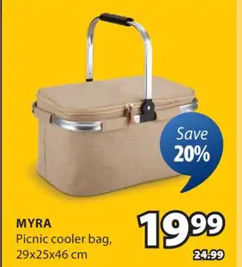 JYSK Myra Picnic cooler bag offer