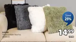 JYSK SOPHIE Throw cushion offer