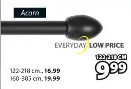 JYSK Acorn Single Curtain Rod Kit offer