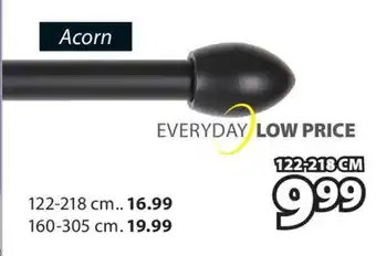 JYSK Acorn Single Curtain Rod Kit offer