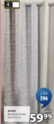 JYSK BURKE Blackout curtain offer