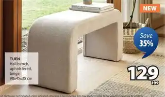 JYSK TUEN Hall bench offer